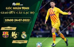 Fb88 soi kèo trận đấu Barcelona vs Real Madrid