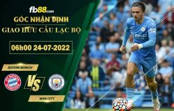 Fb88 soi kèo trận đấu Bayern Munich vs Man City