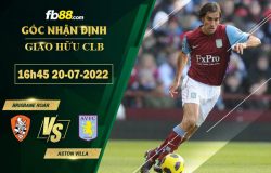 Fb88 soi kèo trận đấu Brisbane Roar vs Aston Villa