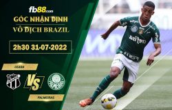 Fb88 soi kèo trận đấu Ceara vs Palmeiras