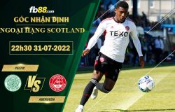 Fb88 soi kèo trận đấu Celtic vs Aberdeen