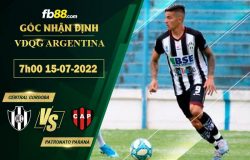 Fb88 soi kèo trận đấu Central Cordoba vs Patronato Parana Cali