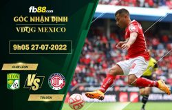 Fb88 soi kèo trận đấu Club Leon vs Toluca