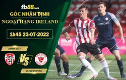 Fb88 soi kèo trận đấu Derry City vs Sligo Rovers