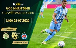 Fb88 soi kèo trận đấu Ferencvarosi vs Slovan Bratislava