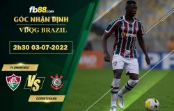 Fb88 soi kèo trận đấu Fluminense vs Corinthians