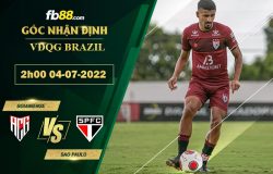 Fb88 soi kèo trận đấu Goianiense vs Sao Paulo