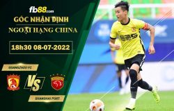 Fb88 bảng kèo trận đấu Guangzhou FC vs Shanghai Port