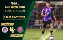 Fb88 soi kèo trận đấu Hà Nội FC vs Sài Gòn FC