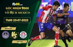 Fb88 soi kèo trận đấu Mazatlan vs San Luis