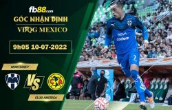 Fb88 soi kèo trận đấu Monterrey vs Club America