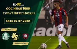 Fb88 soi kèo trận đấu Palmeiras vs Cerro Porteno