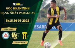 Fb88 soi kèo trận đấu Resistencia vs Club Guarani