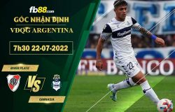 Fb88 soi kèo trận đấu River Plate vs Gimnasia