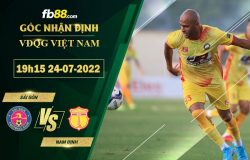 Fb88 soi kèo trận đấu Sài Gòn vs Nam Định