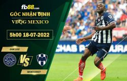 Fb88 soi kèo trận đấu San Luis vs Monterrey