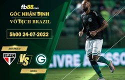 Fb88 soi kèo trận đấu Sao Paulo vs Goias