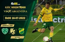 Fb88 soi kèo trận đấu Sarmiento Junin vs Defensa