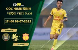 Fb88 soi kèo trận đấu Thanh Hóa vs Nam Định