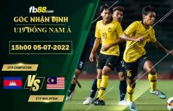 Fb88 soi kèo trận đấu U19 Campuchia vs U19 Malaysia