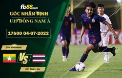 Fb88 soi kèo trận đấu U19 Myanmar vs U19 Thái Lan