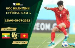 Fb88 soi kèo trận đấu U19 Myanmar vs U19 Viet Nam