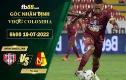 Fb88 soi kèo trận đấu Union Magdalena vs Tolima