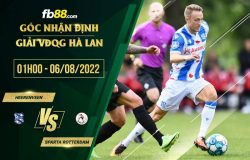 fb88-chi tiết kèo trận đấu Heerenveen vs Sparta Rotterdam