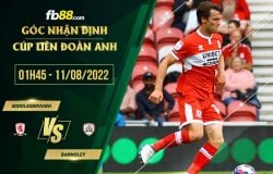 fb88-thông số trận đấu Middlesbrough vs Barnsley