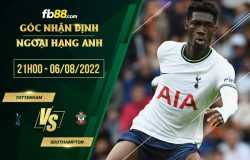 fb88-soi kèo Tottenham vs Southampton