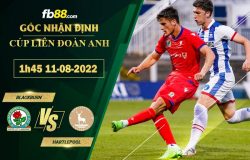 Fb88 bảng kèo trận đấu Blackburn vs Hartlepool