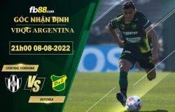 Fb88 soi kèo trận đấu Central Cordoba vs Defensa