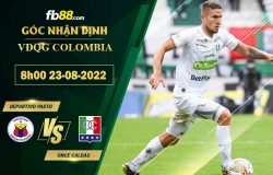 Fb88 soi kèo trận đấu Deportivo Pasto vs Once Caldas