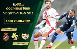 Fb88 soi kèo trận đấu Espanyol vs Vallecano