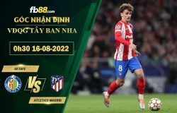 Fb88 soi kèo trận đấu Getafe vs Atletico Madrid