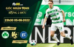 Fb88 bảng kèo trận đấu Greuther Furth vs Karlsruher