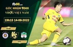 Fb88 soi kèo trận đấu Hà Nội vs HAGL