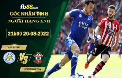 Fb88 soi kèo trận đấu Leicester vs Southampton