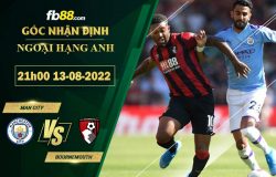 Fb88 soi kèo trận đấu Man City vs Bournemouth