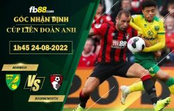 Fb88 soi kèo trận đấu Norwich vs Bournemouth