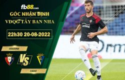 Fb88 soi kèo trận đấu Osasuna vs Cadiz