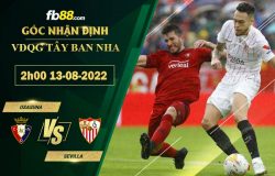 Fb88 soi kèo trận đấu Osasuna vs Sevilla