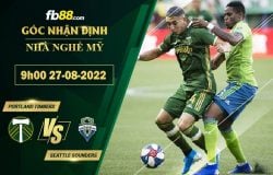 Fb88 soi kèo trận đấu Portland Timbers vs Seattle Sounders