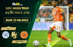 Fb88 soi kèo trận đấu QPR vs Blackpool