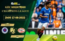 Fb88 soi kèo trận đấu Rangers vs PSV