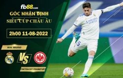 Fb88 soi kèo trận đấu Real Madrid vs Eintracht Frankfurt