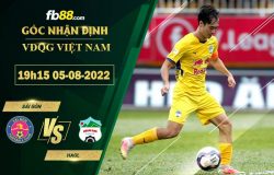 Fb88 soi kèo trận đấu Sài Gòn vs HAGL