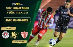 Fb88 soi kèo trận đấu San Luis vs Club Necaxa