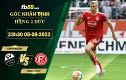 Fb88 bảng kèo trận đấu Sandhausen vs Dusseldorf