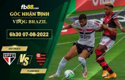 Fb88 soi kèo trận đấu Sao Paulo vs Flamengo